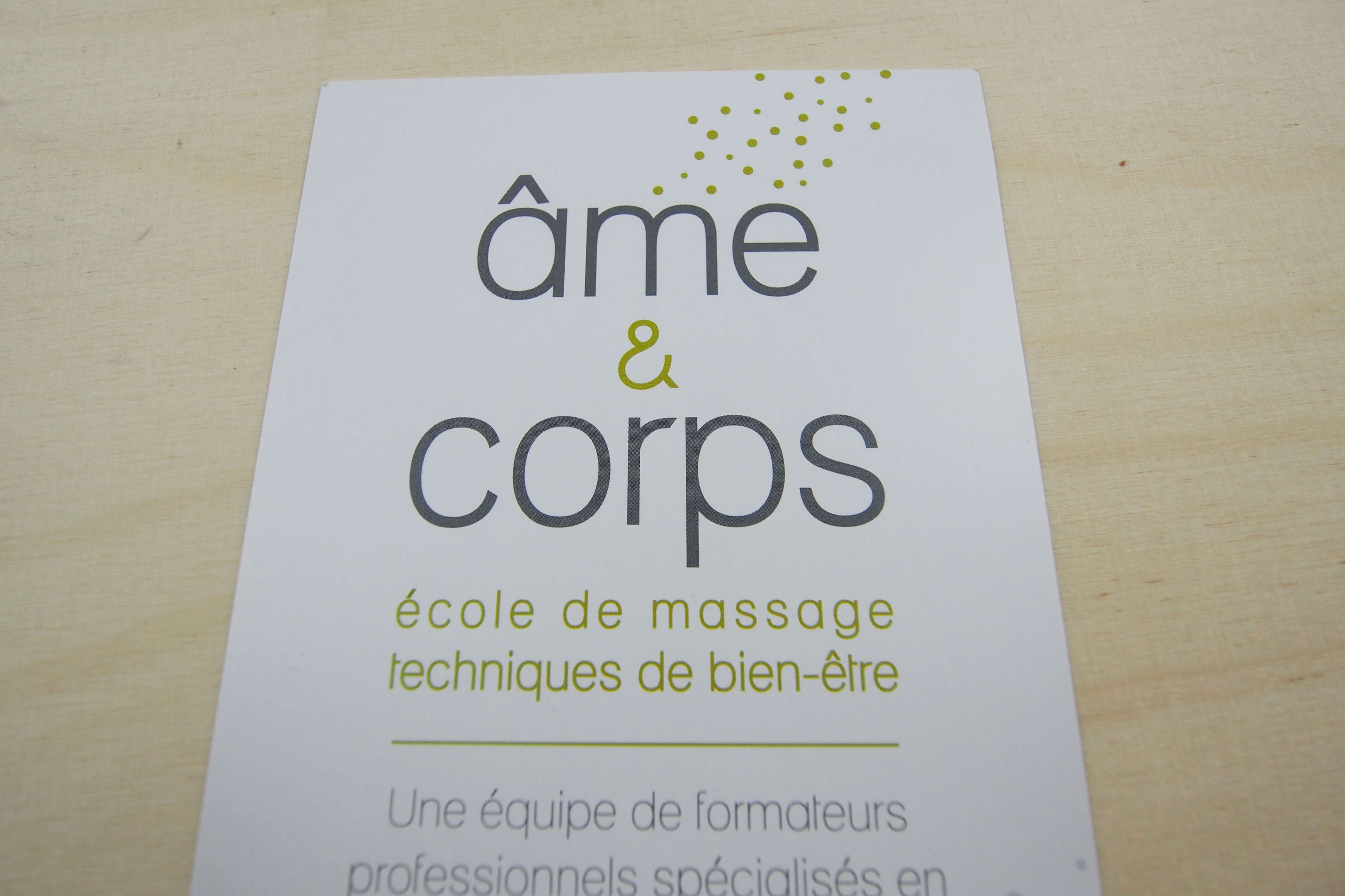 Lire la suite à propos de l’article Ame & Corps – Massages